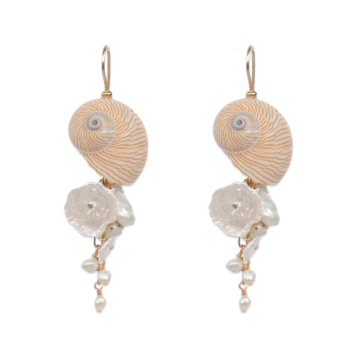Aphrodite Seashell Earrings No. 2