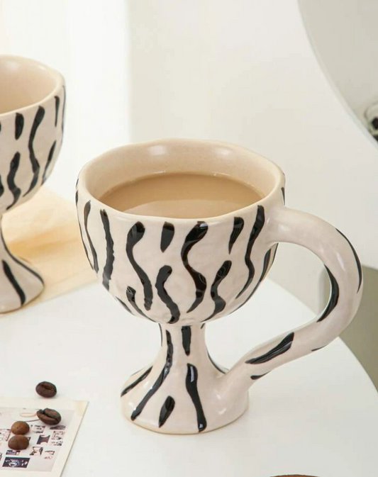 abstract coffee mug